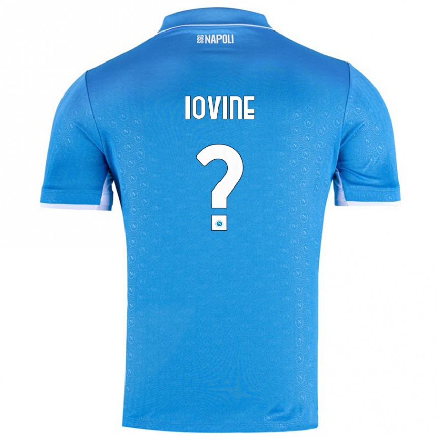 נשים כדורגל Andrea Iovine #0 שמיים כחולים ג'רזי ביתית 2024/25