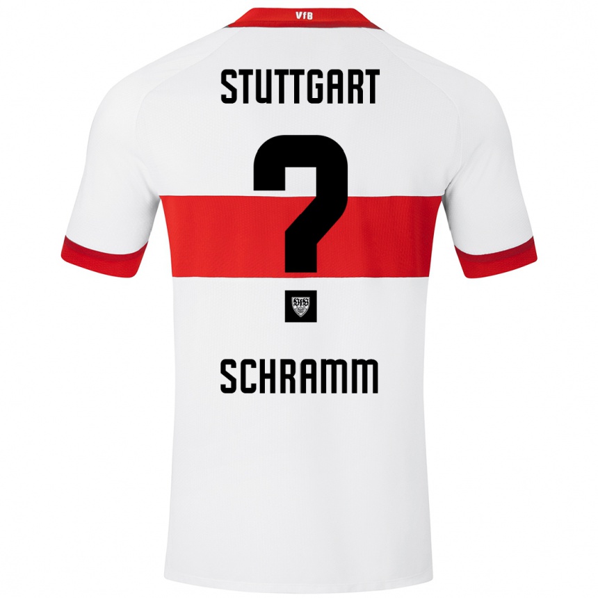 נשים כדורגל Collin Schramm #0 לבן אדום ג'רזי ביתית 2024/25