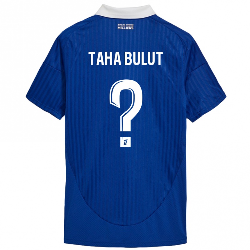 נשים כדורגל Yunus Taha Bulut #0 כחול לבן ג'רזי ביתית 2024/25