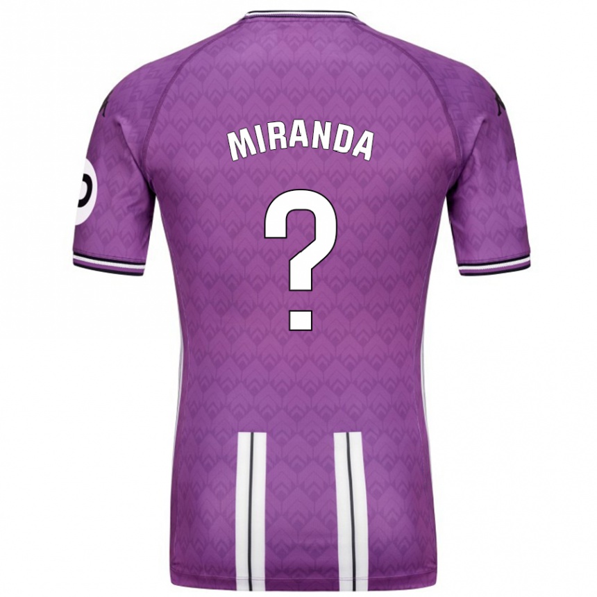נשים כדורגל João Miranda #0 סגול לבן ג'רזי ביתית 2024/25
