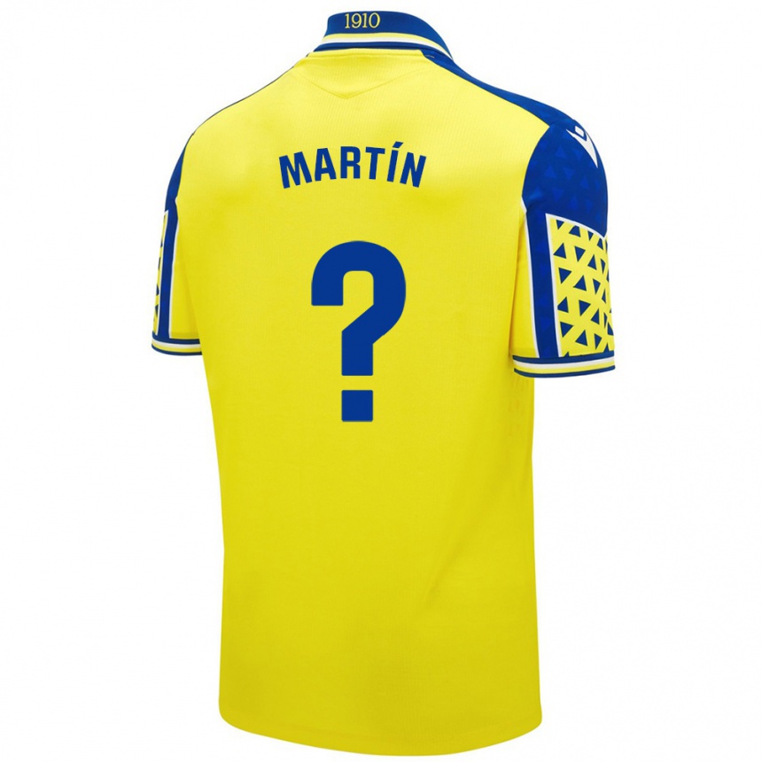 נשים כדורגל Ismael Martín #0 צהוב כחול ג'רזי ביתית 2024/25