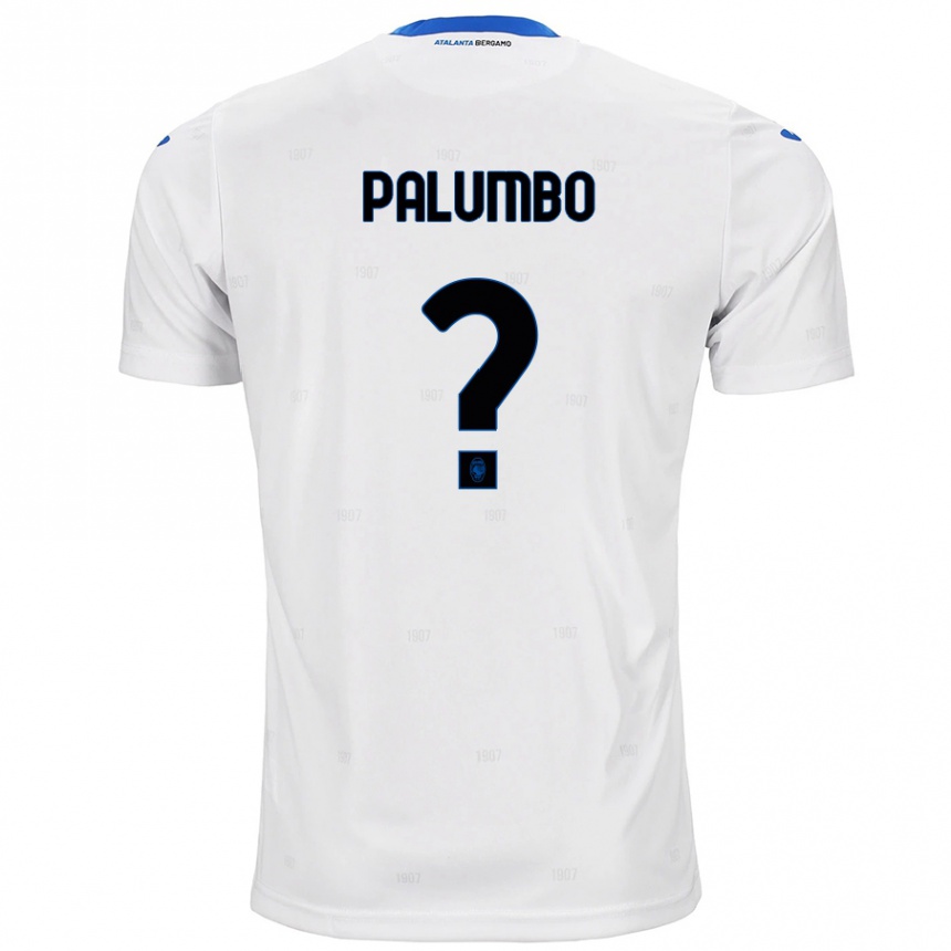 נשים כדורגל Stefano Palumbo #0 לָבָן הרחק ג'רזי 2024/25