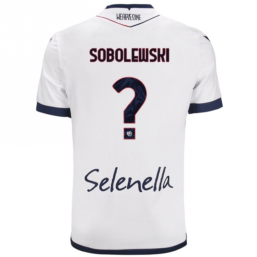 נשים כדורגל Konrad Sobolewski #0 כחול רויאל לבן הרחק ג'רזי 2024/25