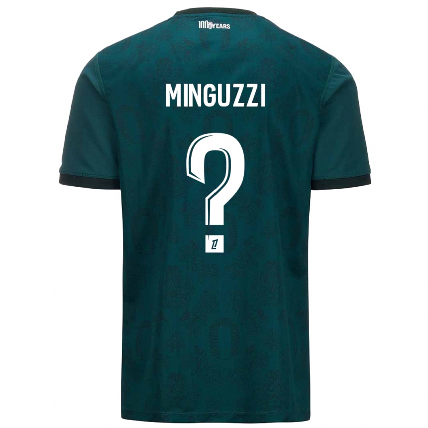 נשים כדורגל Matteo Minguzzi #0 ירוק כהה הרחק ג'רזי 2024/25