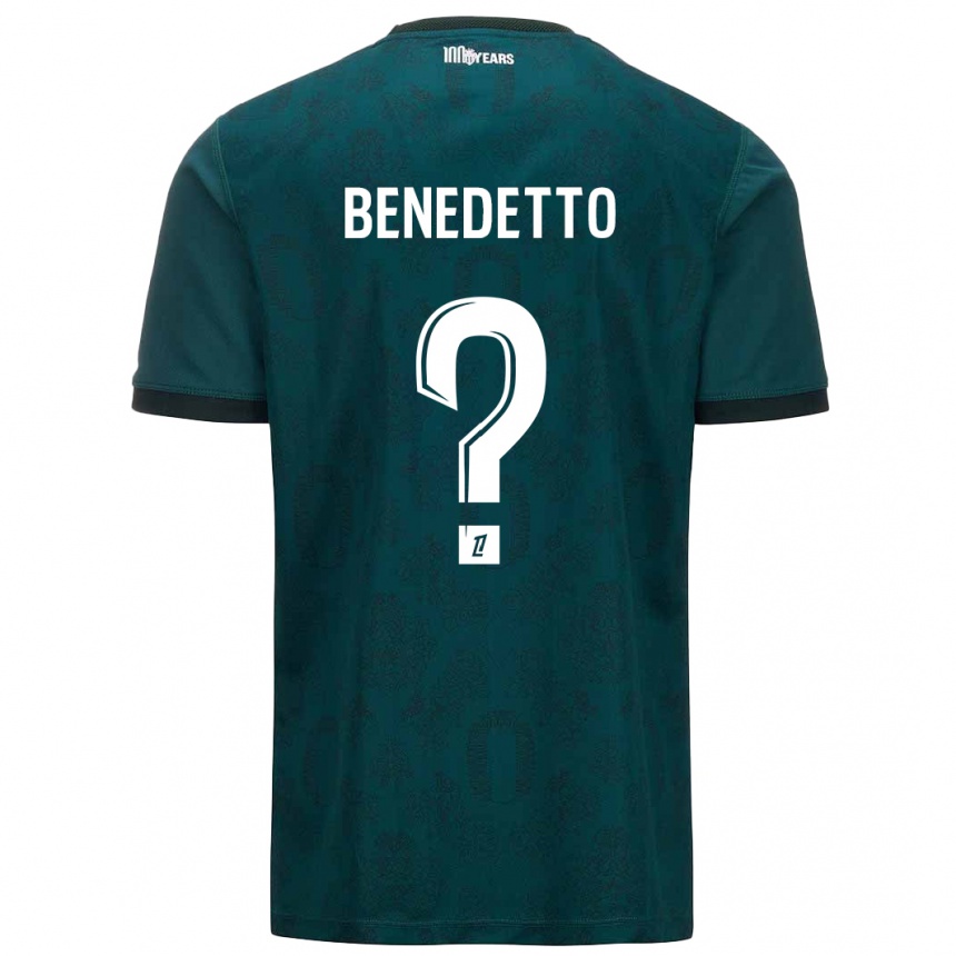 נשים כדורגל Antéo Benedetto #0 ירוק כהה הרחק ג'רזי 2024/25