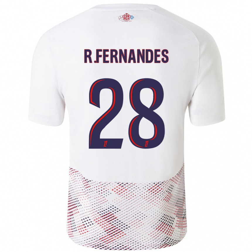 נשים כדורגל Rafael Fernandes #28 כחול רויאל לבן הרחק ג'רזי 2024/25