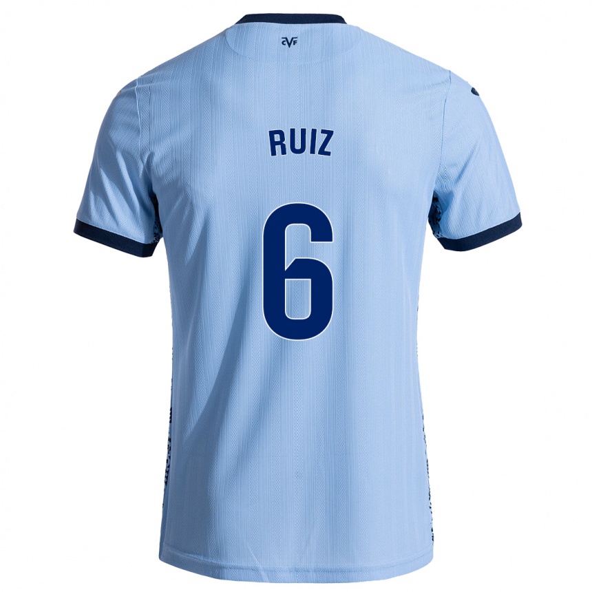 נשים כדורגל Joan Ruiz #6 שמיים כחולים הרחק ג'רזי 2024/25