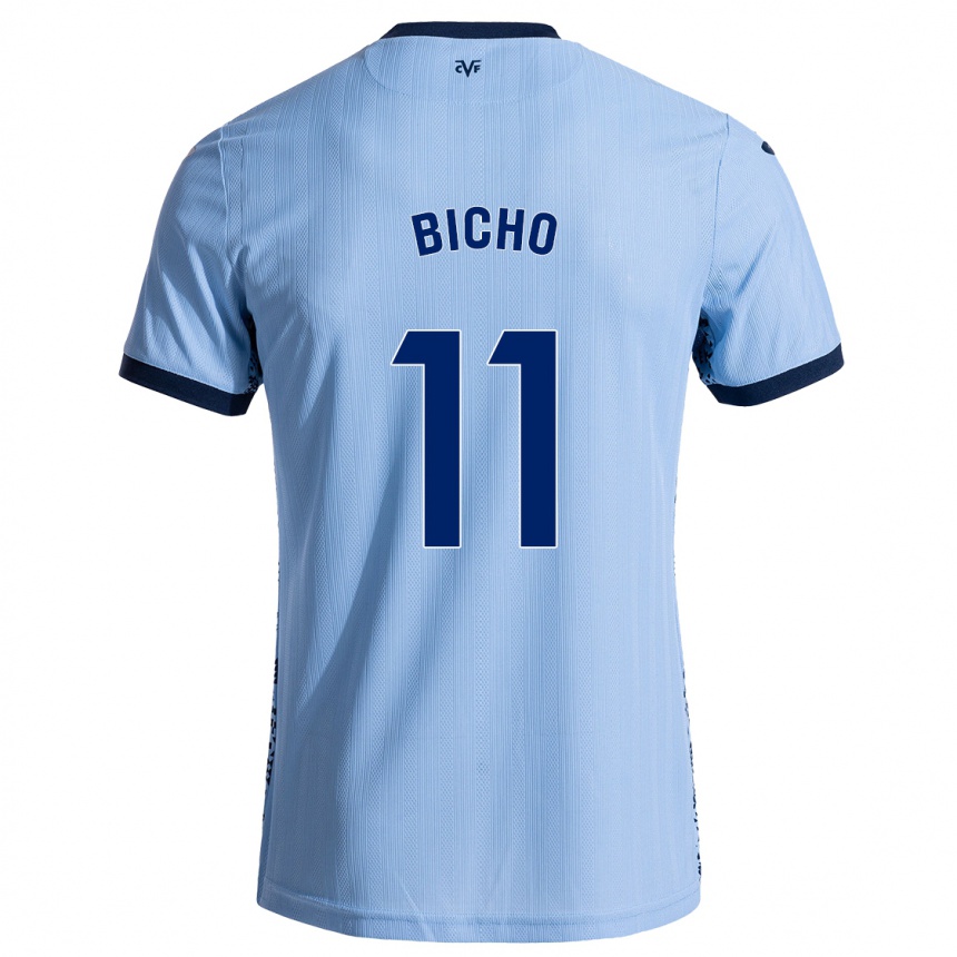נשים כדורגל Bicho #11 שמיים כחולים הרחק ג'רזי 2024/25