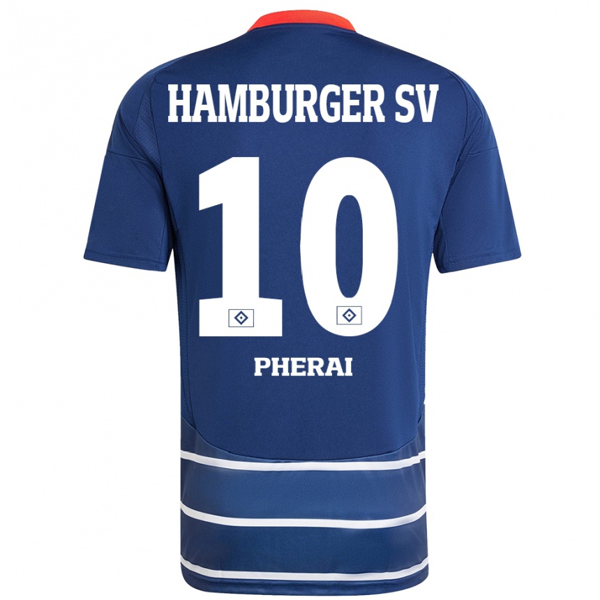 נשים כדורגל מנואל פריי #10 כחול כהה הרחק ג'רזי 2024/25
