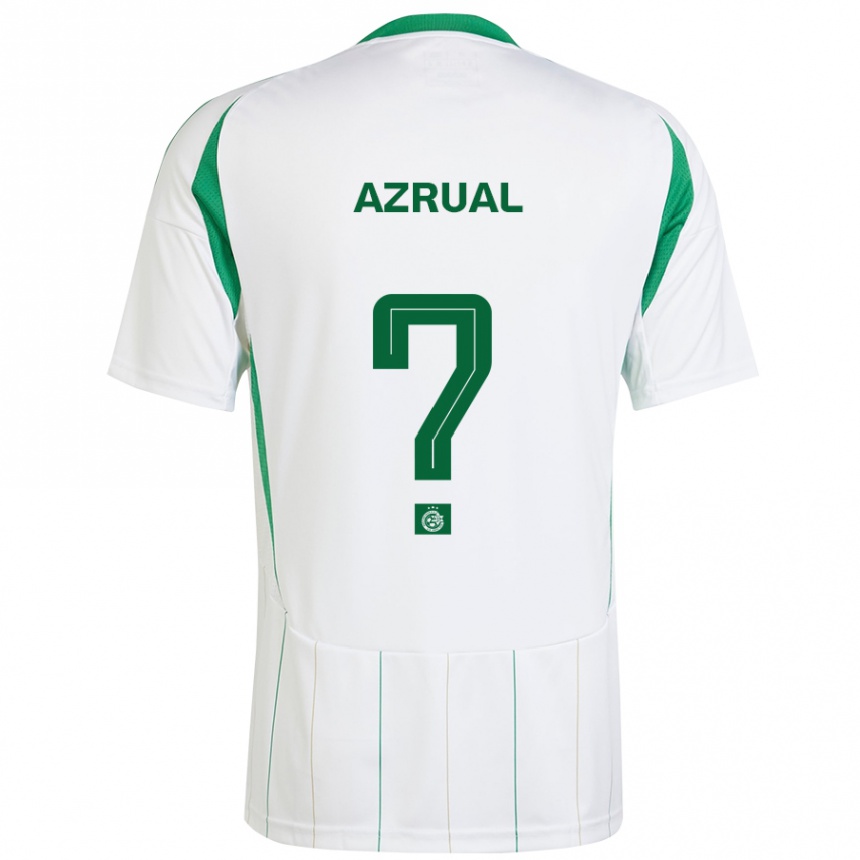 נשים כדורגל Adar Azrual #0 ירוק לבן הרחק ג'רזי 2024/25