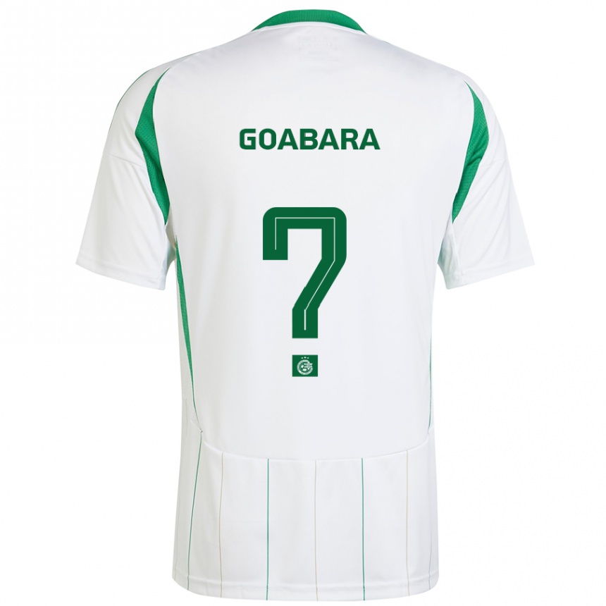 נשים כדורגל Ibrahim Goabara #0 ירוק לבן הרחק ג'רזי 2024/25