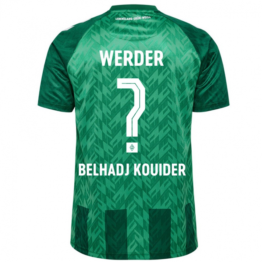 ילדים כדורגל Mahfoud Belhadj Kouider #0 יָרוֹק ג'רזי ביתית 2024/25