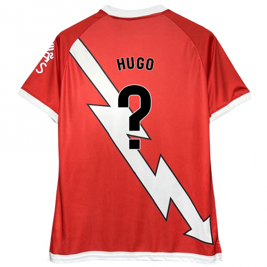 ילדים כדורגל Hugo Navarro #0 לבן אדום ג'רזי ביתית 2024/25