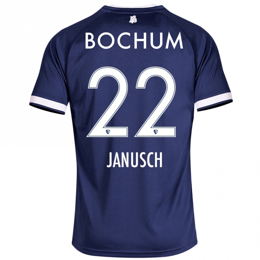 ילדים כדורגל Thees Janusch #22 כחול כהה ג'רזי ביתית 2024/25