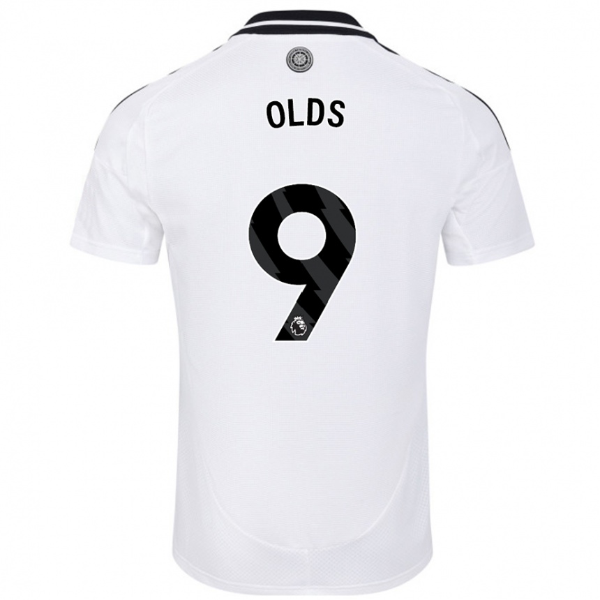 ילדים כדורגל Ellie Olds #9 לָבָן ג'רזי ביתית 2024/25