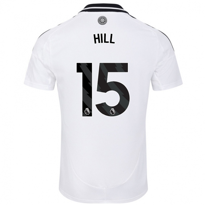 ילדים כדורגל Anisha Hill #15 לָבָן ג'רזי ביתית 2024/25