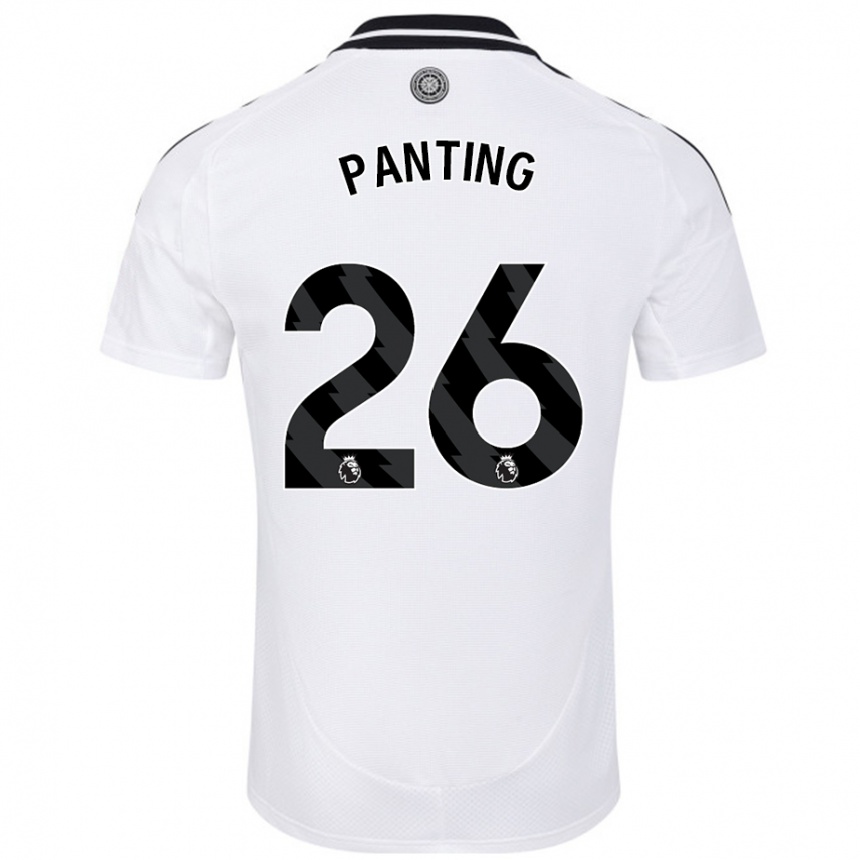 ילדים כדורגל Rachel Panting #26 לָבָן ג'רזי ביתית 2024/25