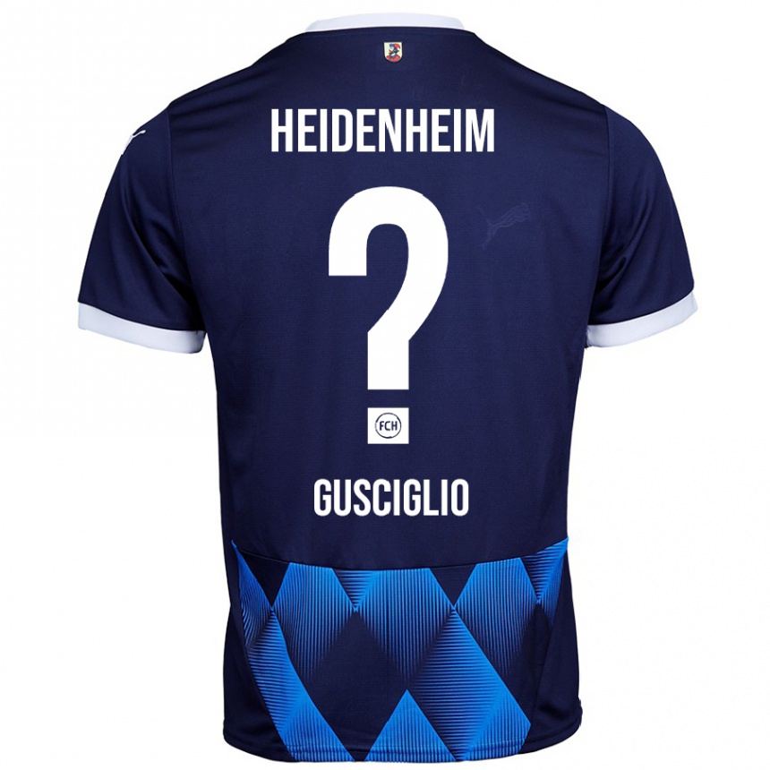 ילדים כדורגל Alessio Gusciglio #0 כחול כהה כהה הרחק ג'רזי 2024/25