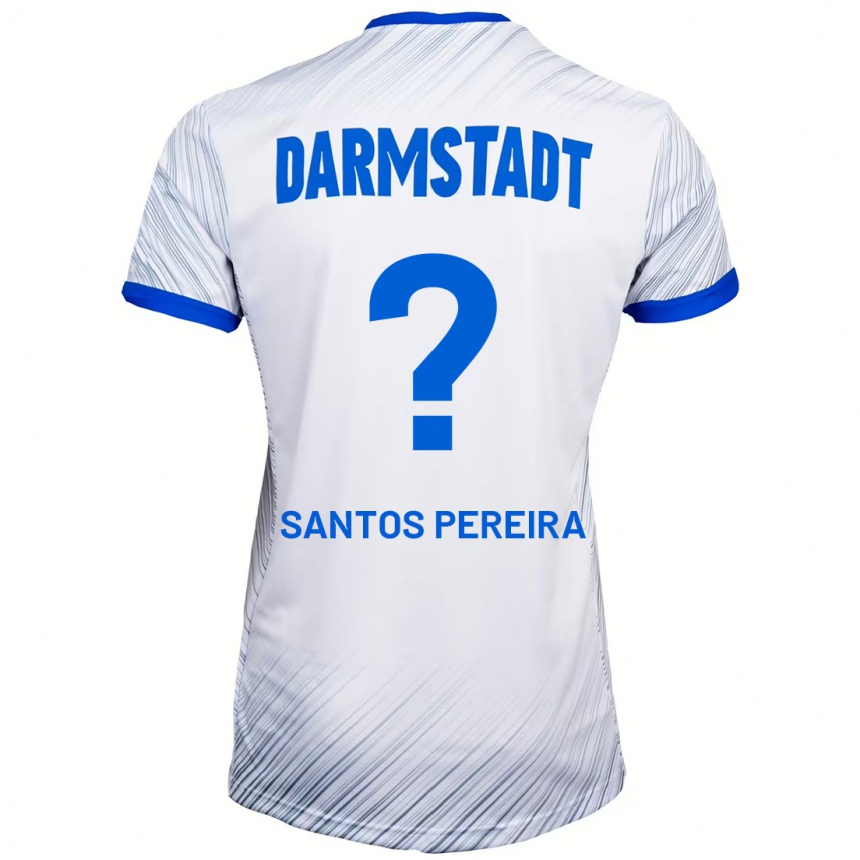 ילדים כדורגל Diogo Dos Santos Pereira #0 לבן כחול הרחק ג'רזי 2024/25