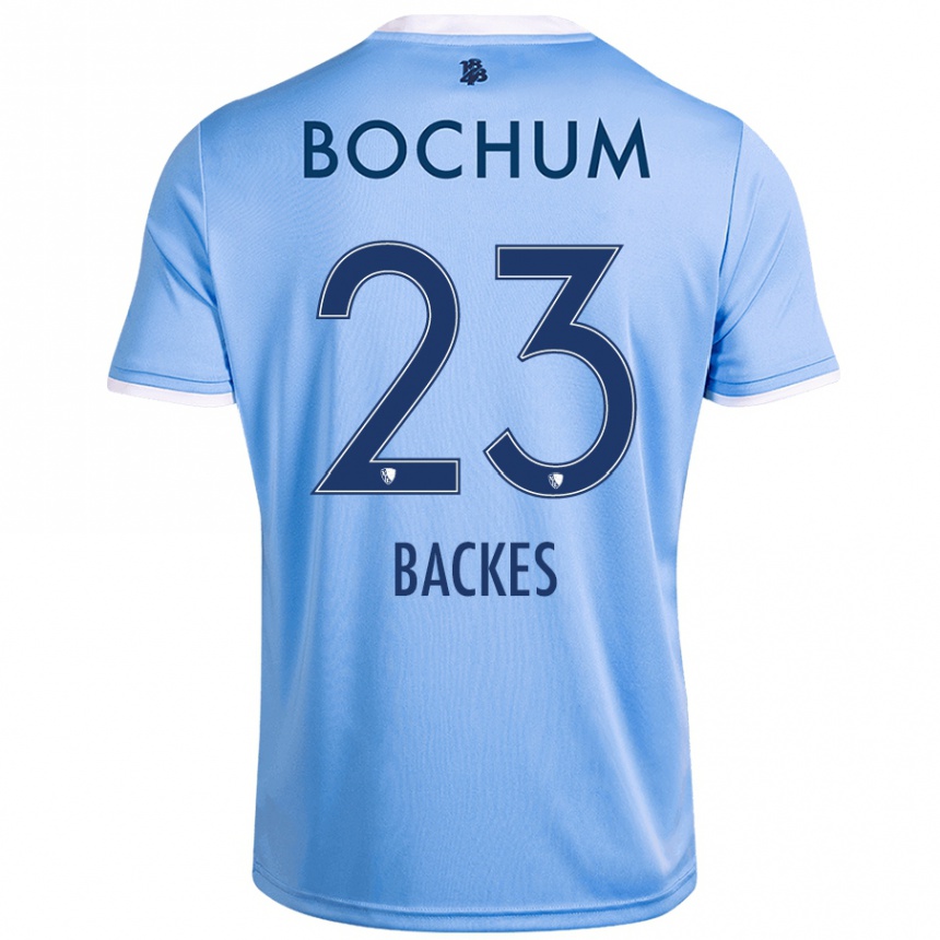 ילדים כדורגל Diego Backes #23 שמיים כחולים הרחק ג'רזי 2024/25