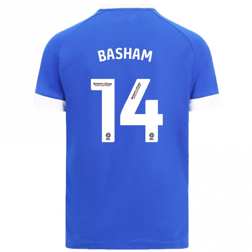 גברים כדורגל Olivia Basham #14 כחול שמיים ג'רזי ביתית 2024/25