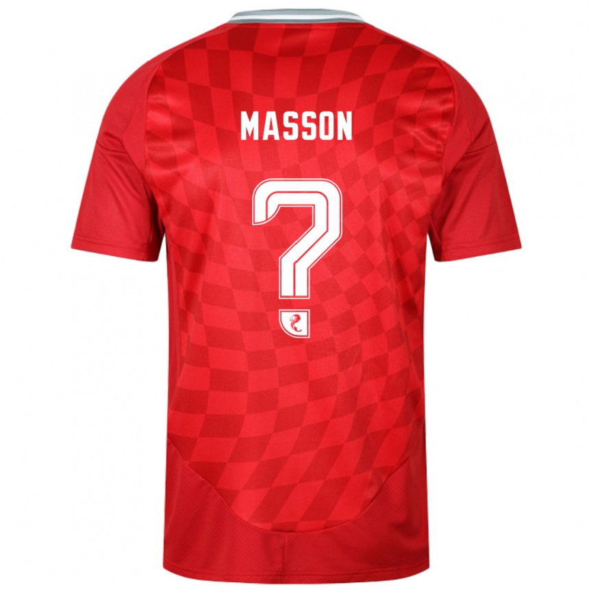 גברים כדורגל Cooper Masson #0 אָדוֹם ג'רזי ביתית 2024/25