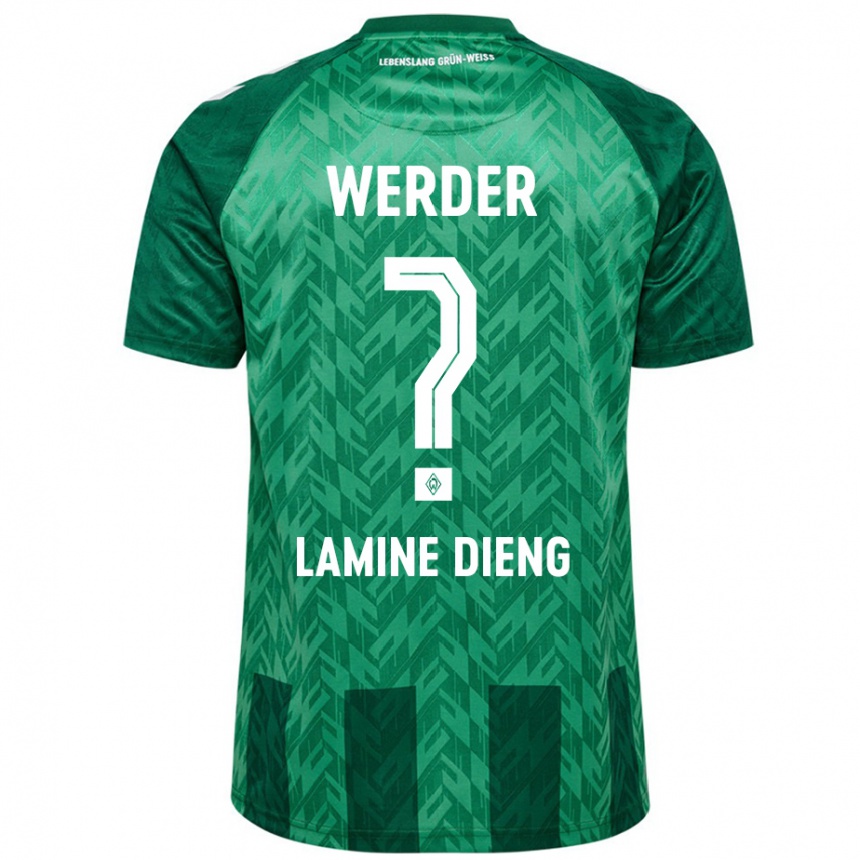 גברים כדורגל Mamadou Lamine Dieng #0 יָרוֹק ג'רזי ביתית 2024/25
