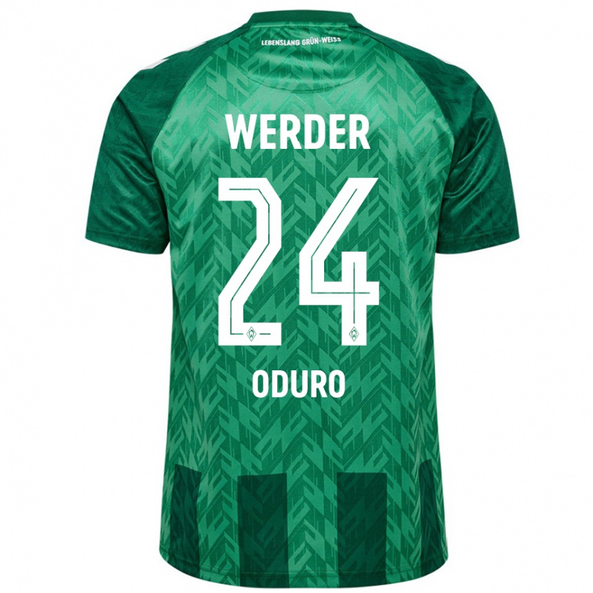 גברים כדורגל Ricardo Oduro #24 יָרוֹק ג'רזי ביתית 2024/25