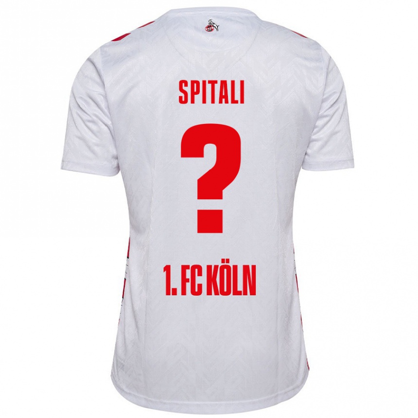 גברים כדורגל San-Luca Spitali #0 לבן אדום ג'רזי ביתית 2024/25