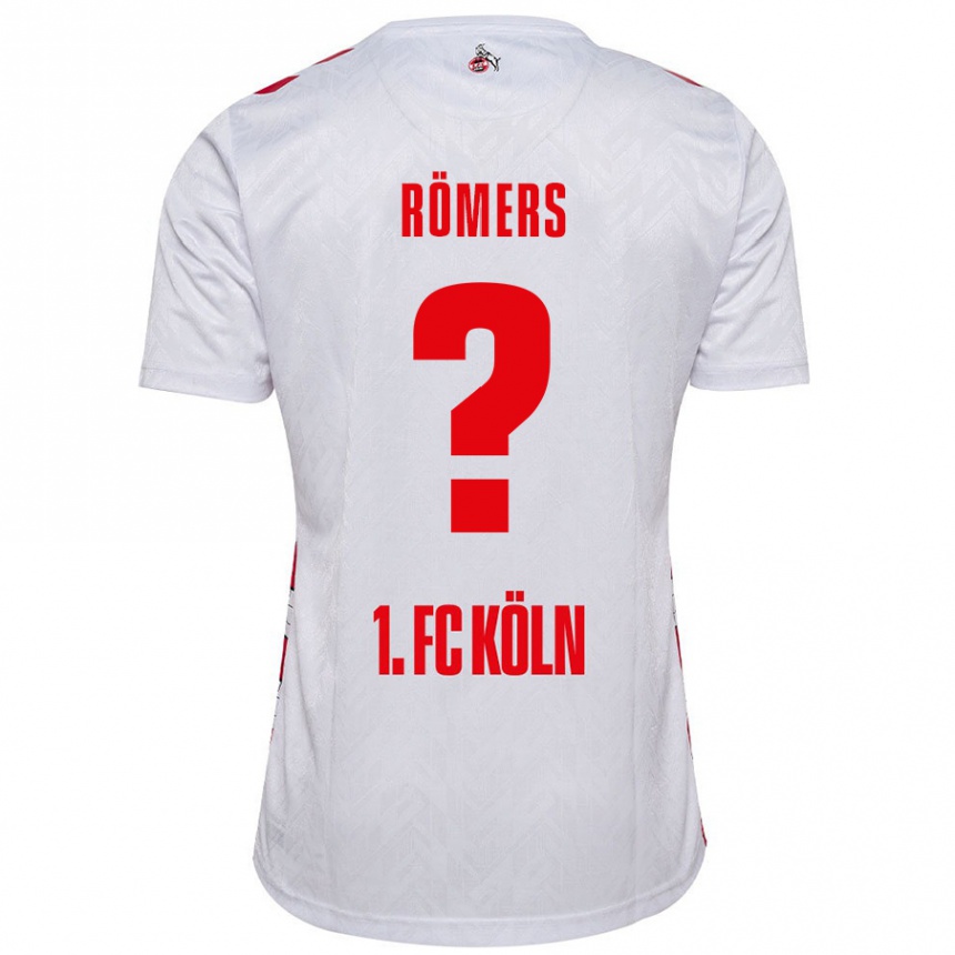 גברים כדורגל Arian Römers #0 לבן אדום ג'רזי ביתית 2024/25