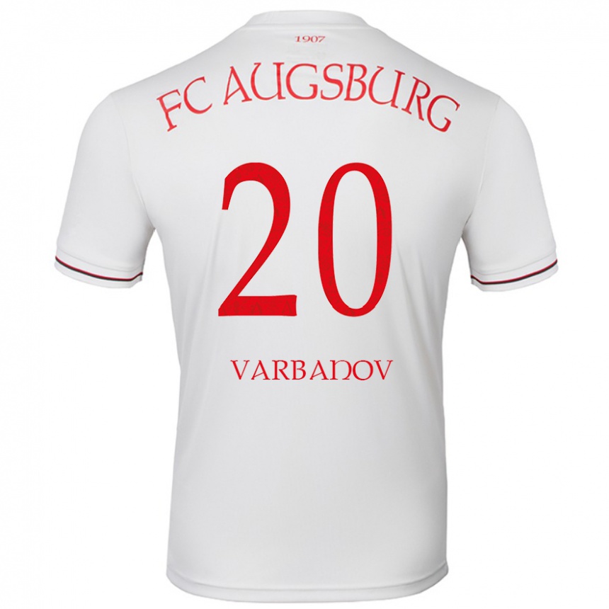 גברים כדורגל Svetoslav Varbanov #20 לָבָן ג'רזי ביתית 2024/25