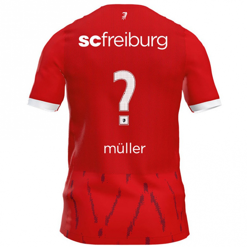 גברים כדורגל Phillip Müller #0 אָדוֹם ג'רזי ביתית 2024/25