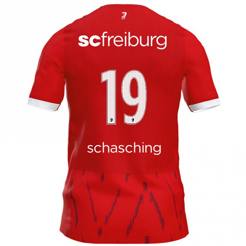 גברים כדורגל Annabel Schasching #19 אָדוֹם ג'רזי ביתית 2024/25