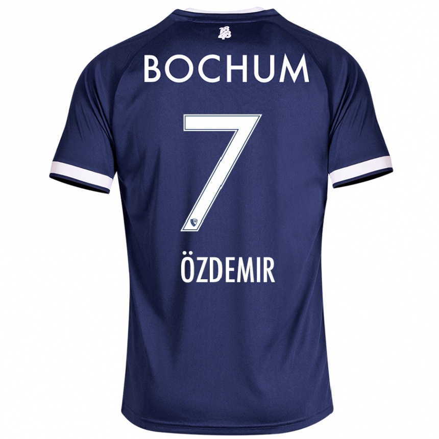 גברים כדורגל Tolga Özdemir #7 כחול כהה ג'רזי ביתית 2024/25