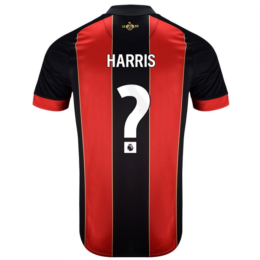 גברים כדורגל Archie Harris #0 אדום שחור ג'רזי ביתית 2024/25