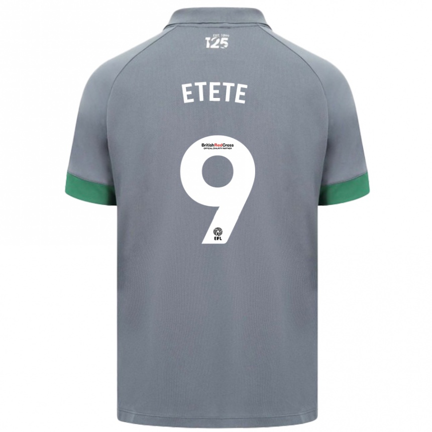 גברים כדורגל איזה מעט #9 אפור כהה הרחק ג'רזי 2024/25