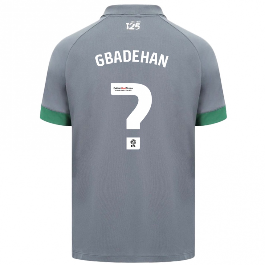 גברים כדורגל Adeteye Gbadehan #0 אפור כהה הרחק ג'רזי 2024/25