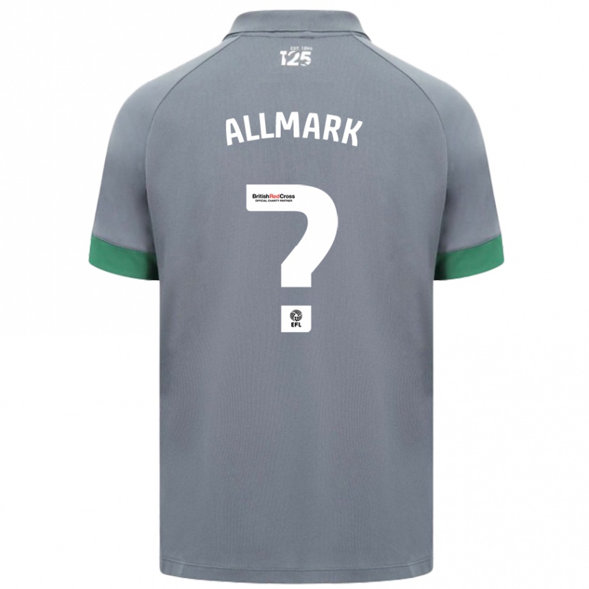 גברים כדורגל Hayden Allmark #0 אפור כהה הרחק ג'רזי 2024/25