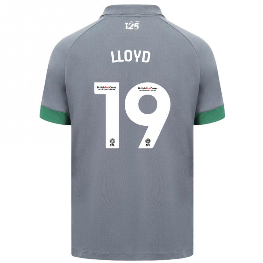 גברים כדורגל Madison Lloyd #19 אפור כהה הרחק ג'רזי 2024/25