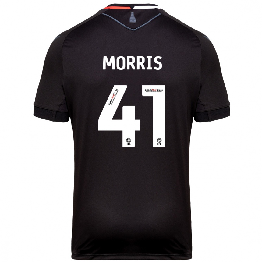 גברים כדורגל Scott Morris #41 שָׁחוֹר הרחק ג'רזי 2024/25
