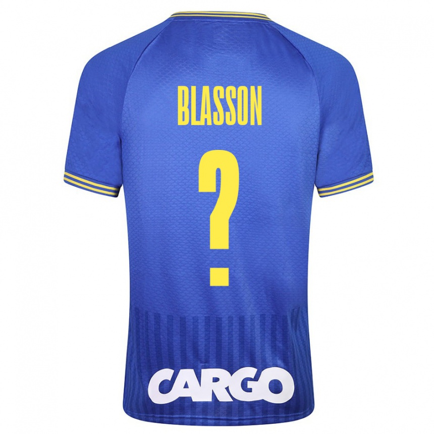 גברים כדורגל Ariel Blasson #0 לָבָן הרחק ג'רזי 2024/25