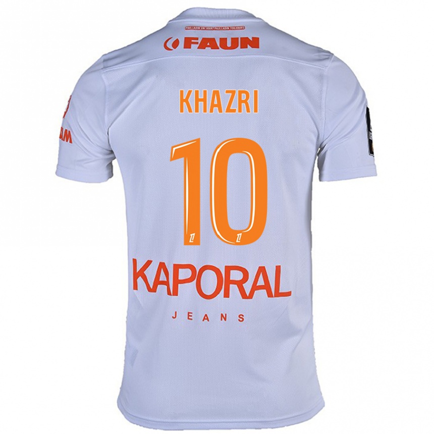 גברים כדורגל והבי ח'זרי #10 לָבָן הרחק ג'רזי 2024/25