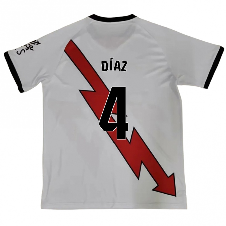 גברים כדורגל פדרו דיאס #4 אָדוֹם הרחק ג'רזי 2024/25