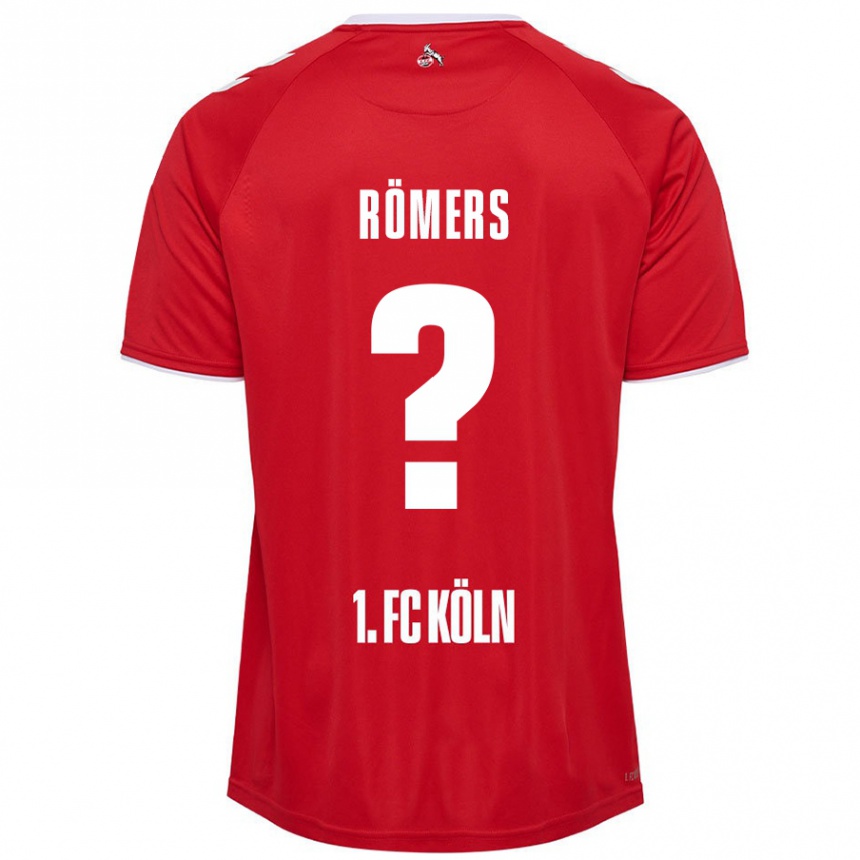 גברים כדורגל Arian Römers #0 אדום לבן הרחק ג'רזי 2024/25
