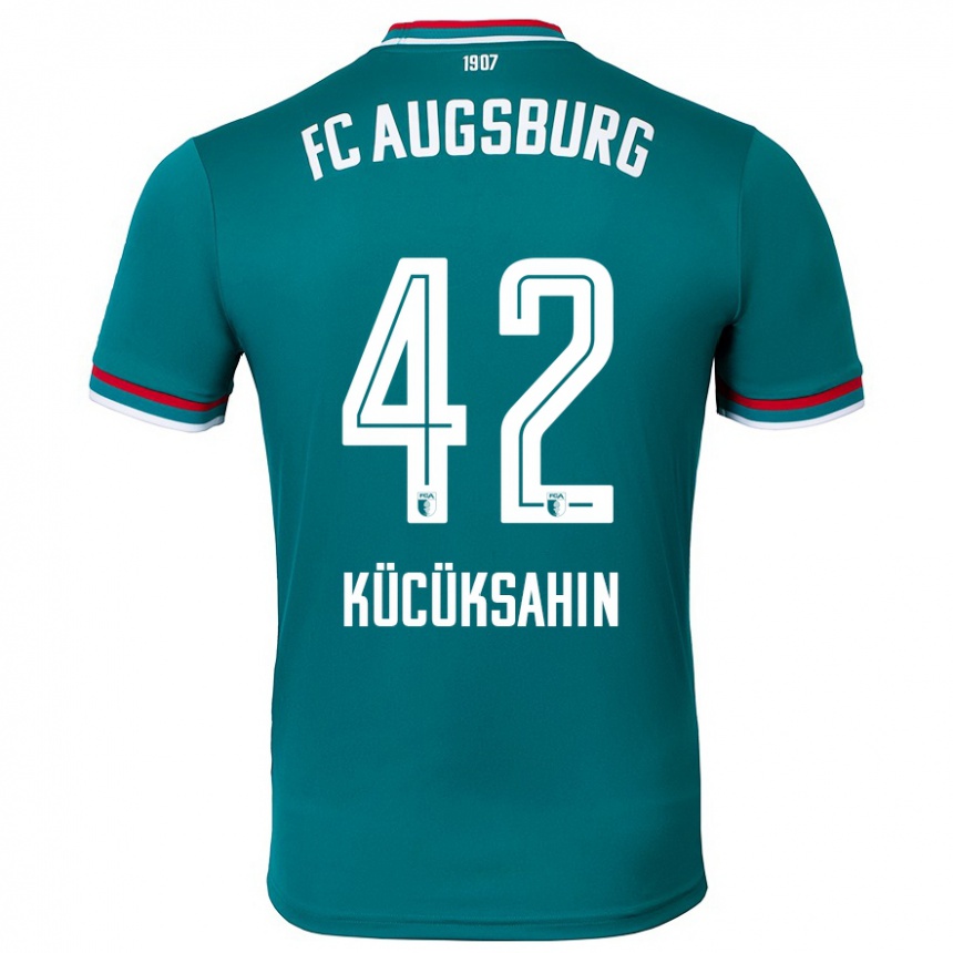 גברים כדורגל Mahmut Kücüksahin #42 ירוק כהה הרחק ג'רזי 2024/25