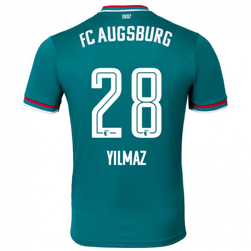 גברים כדורגל Tuna Yilmaz #28 ירוק כהה הרחק ג'רזי 2024/25