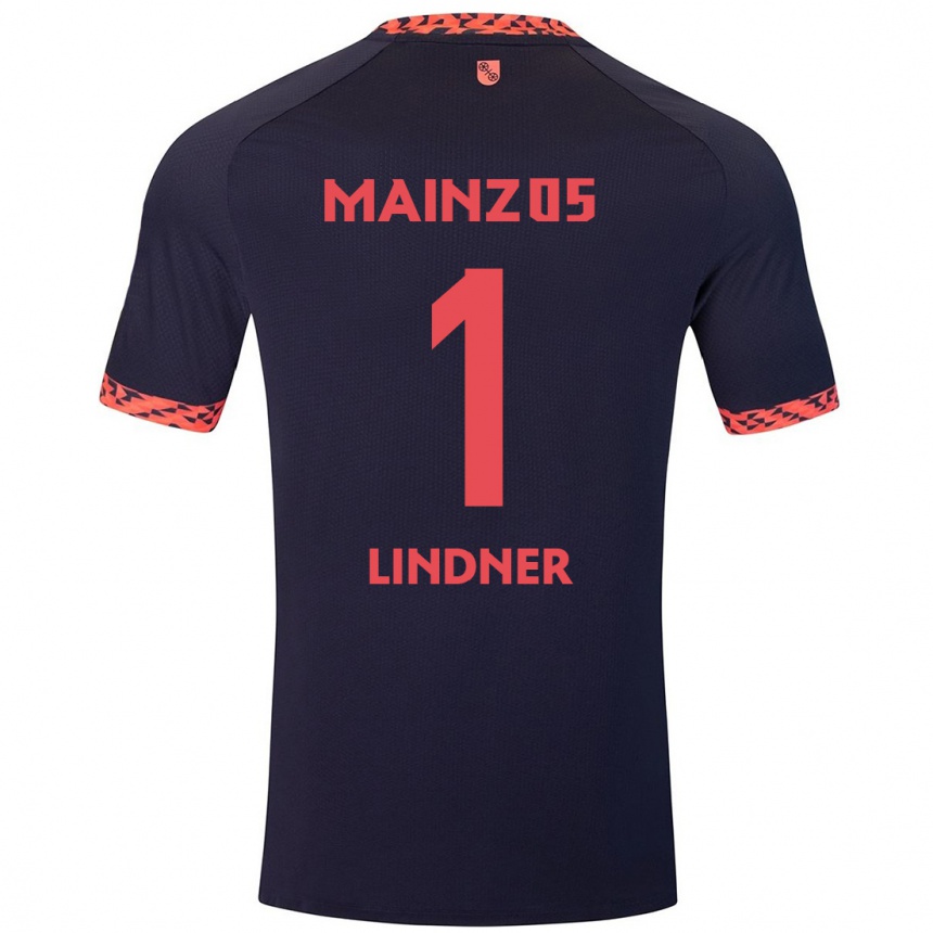 גברים כדורגל Sophie Lindner #1 כחול קורל אדום הרחק ג'רזי 2024/25