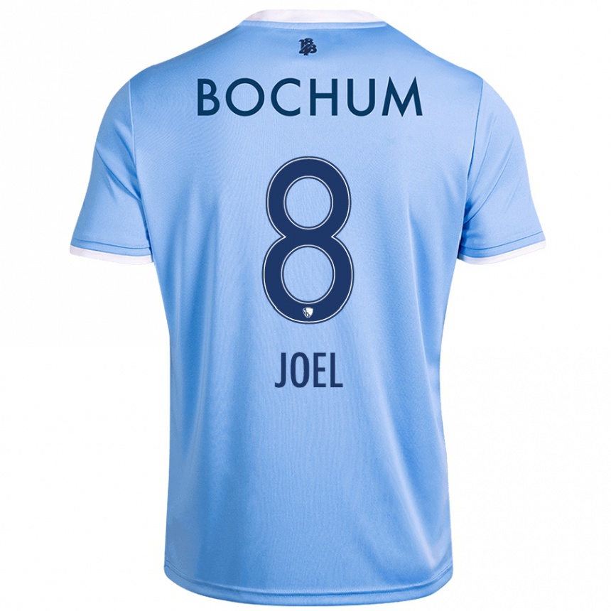 גברים כדורגל Nico Joel #8 שמיים כחולים הרחק ג'רזי 2024/25