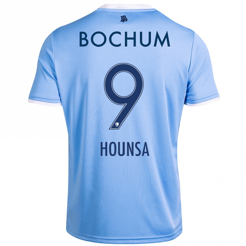 גברים כדורגל Eligius Hounsa #9 שמיים כחולים הרחק ג'רזי 2024/25