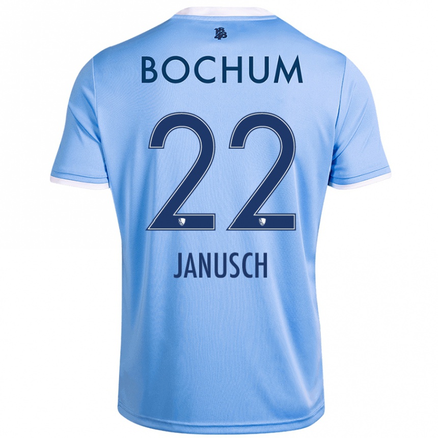 גברים כדורגל Thees Janusch #22 שמיים כחולים הרחק ג'רזי 2024/25